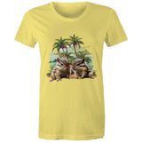 Beach Chipmunks AS Colour - Women's Maple Tee