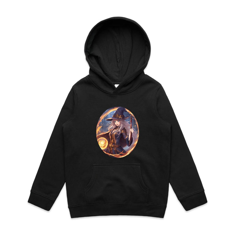 Flame Witch AS Colour - Youth Supply Hood Ogo Merch