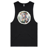 Framed Elf AS Colour Barnard - Mens Tank Top Tee