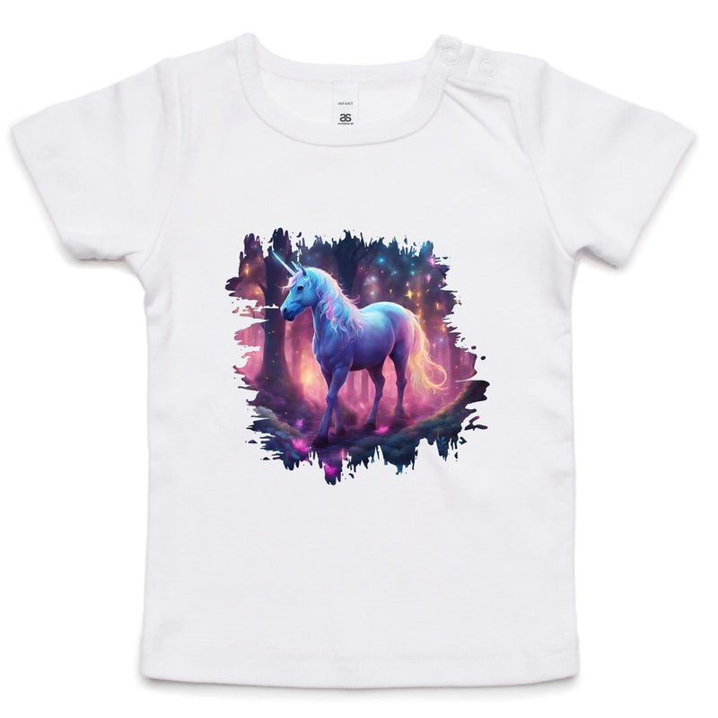 Pretty Unicorn AS Colour Infant Wee Tee Ogo Merch