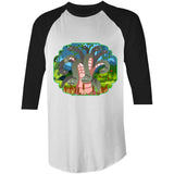 Swamp Hydra AS Colour Raglan 3/4 Sleeve TShirt