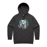 Wolf Print AS Colour - Women's Supply Hood