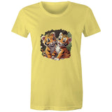 Baby Tigers AS Colour - Women's Maple Tee