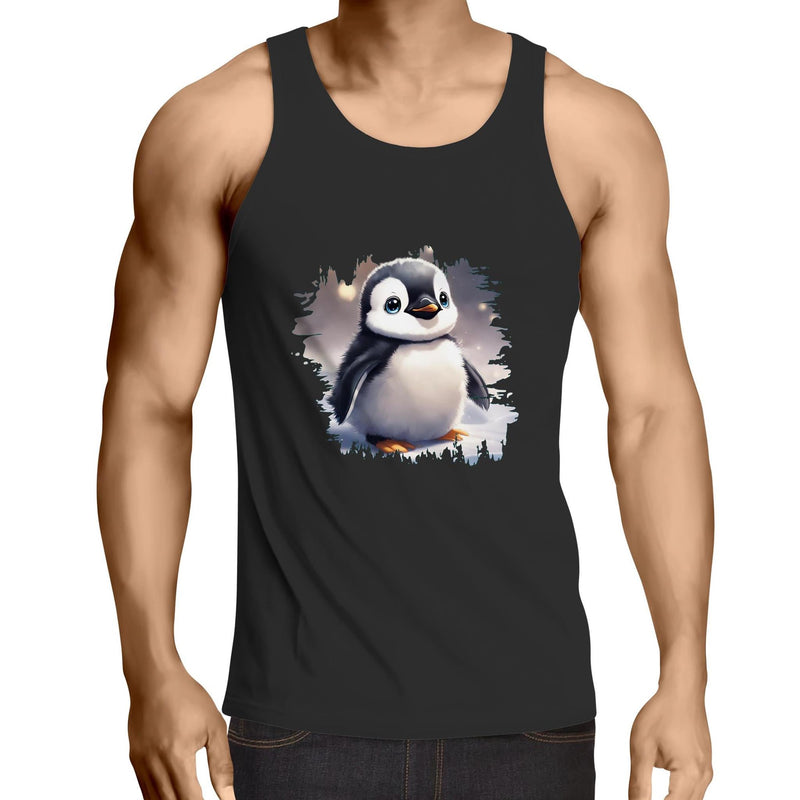 Penguin AS Colour Lowdown Mens Singlet Top Ogo Merch