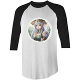 Framed Elf AS Colour Raglan - 3/4 Sleeve T-Shirt