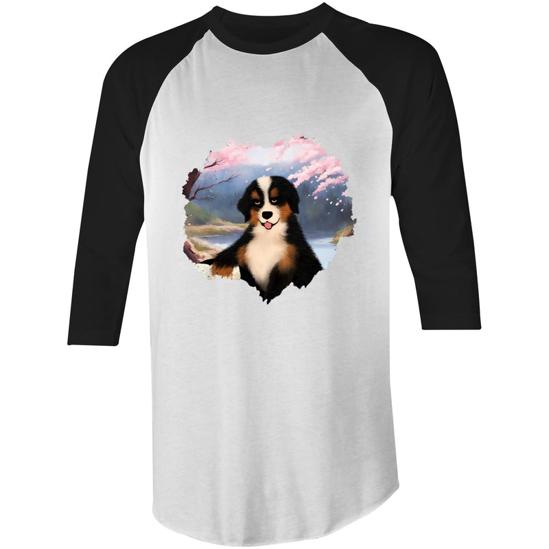 Dog AS Colour Raglan 3/4 Sleeve TShirt Ogo Merch