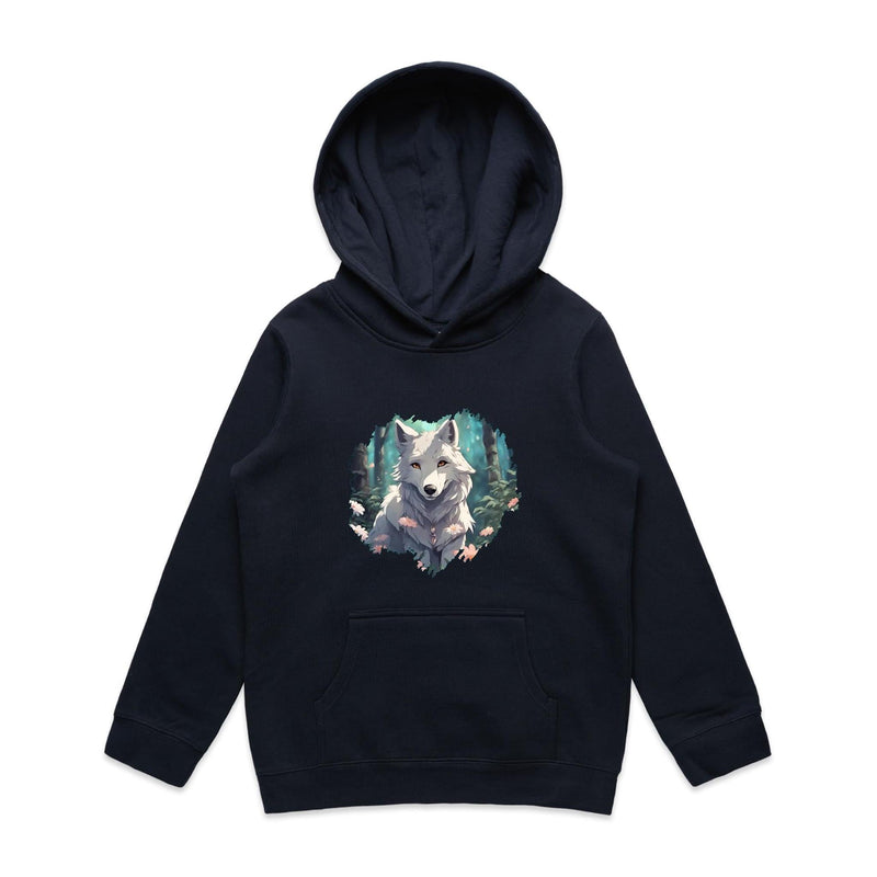 Wolf AS Colour Youth Supply Hood Ogo Merch