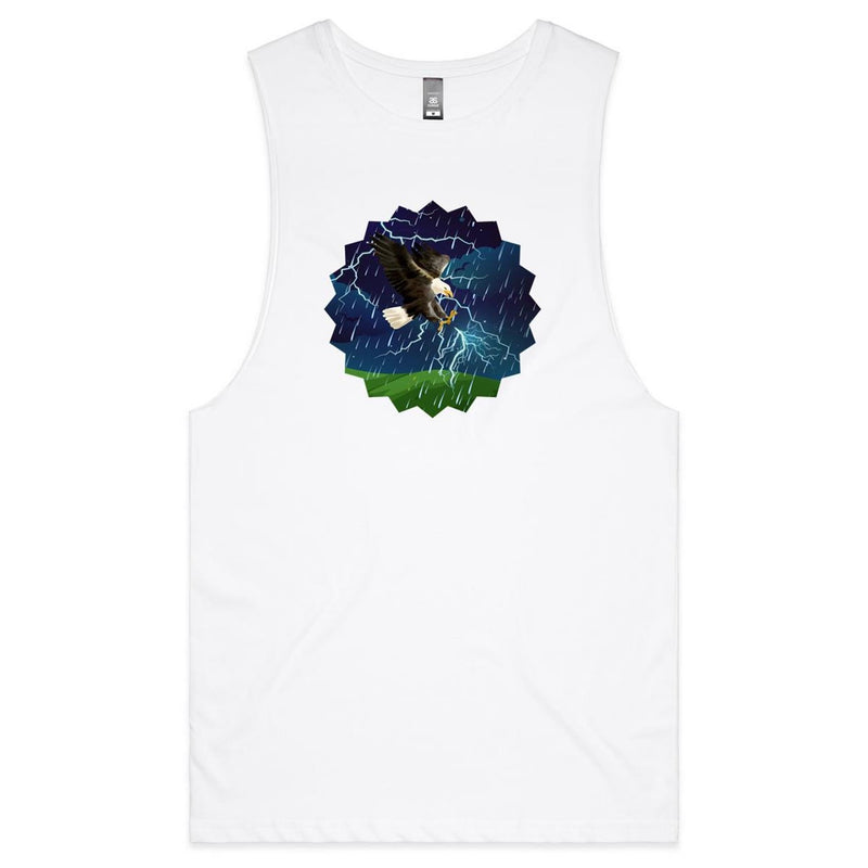 Lightning Eagle AS Colour Barnard - Mens Tank Top Tee Ogo Merch