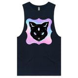 Psychic Cat AS Colour Barnard Mens Tank Top Tee