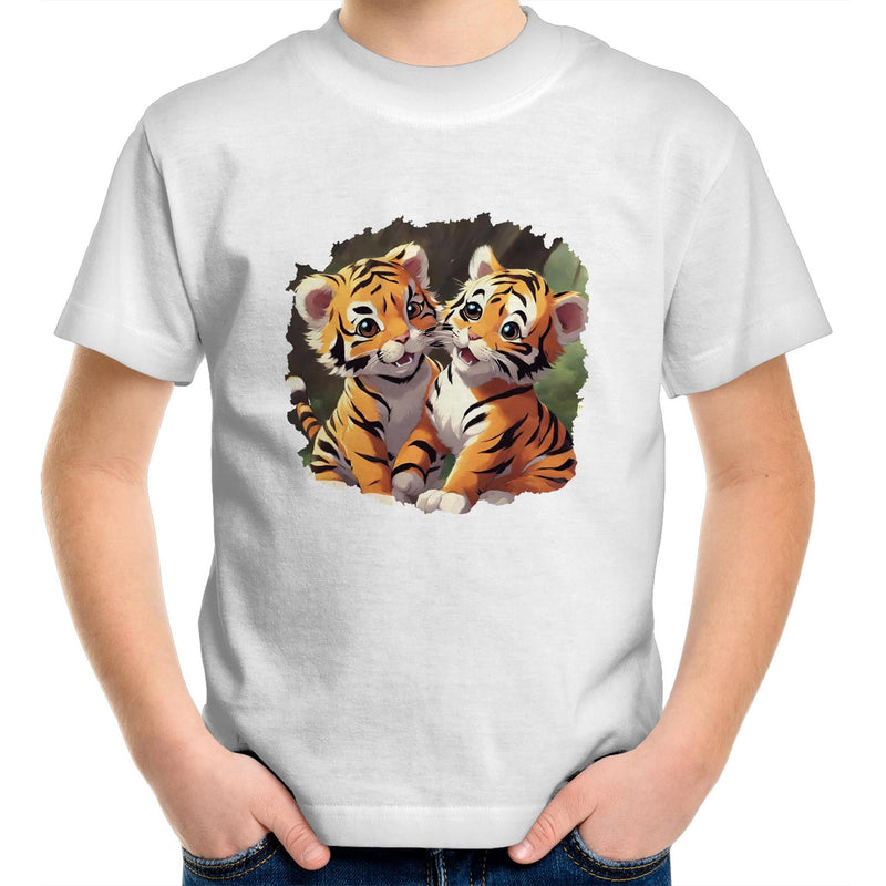 Baby Tigers AS Colour Kids Youth T-Shirt Ogo Merch
