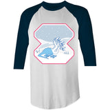 Snow Hydra AS Colour Raglan 3/4 Sleeve TShirt