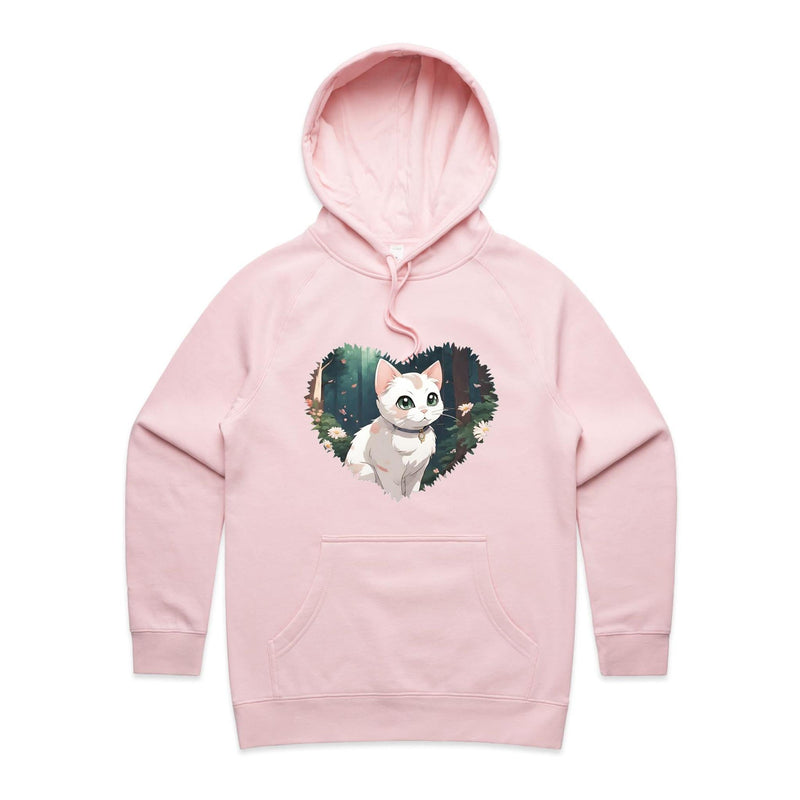 Cat in Heart AS Colour - Women's Supply Hood Ogo Merch