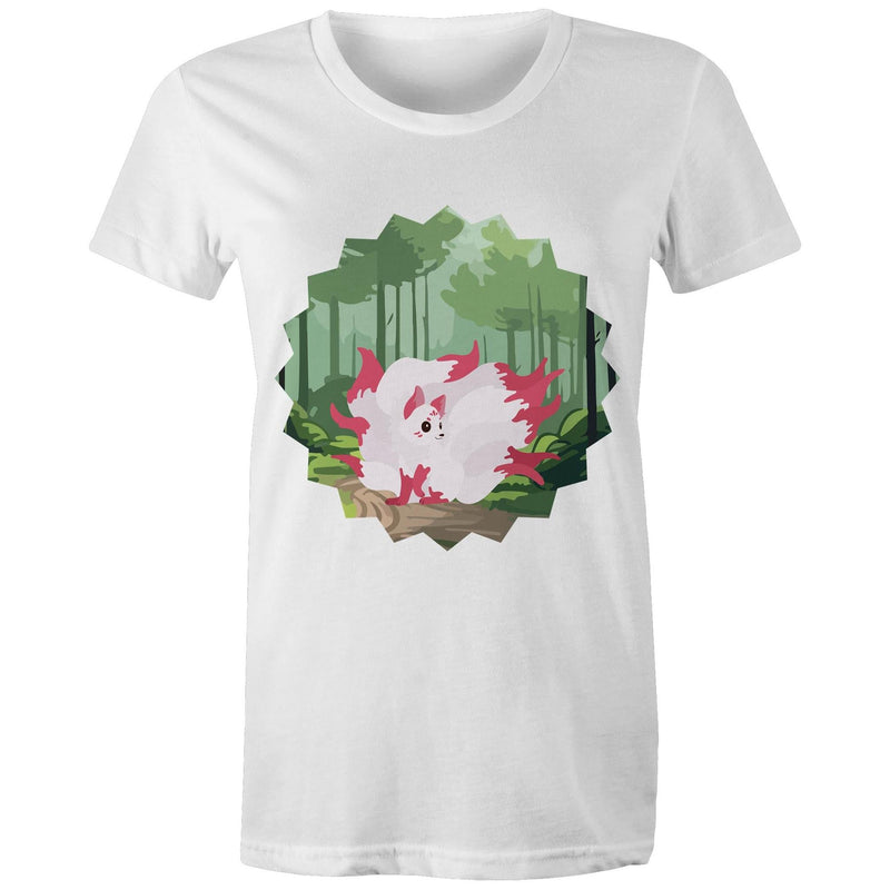 Forest Nine Tailed Fox Women's Maple Tee Ogo Merch