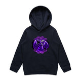 Shining Purple Dragon AS Colour Youth Supply Hood