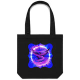 Eagle in Swirl AS Colour - Carrie - Canvas Tote Bag