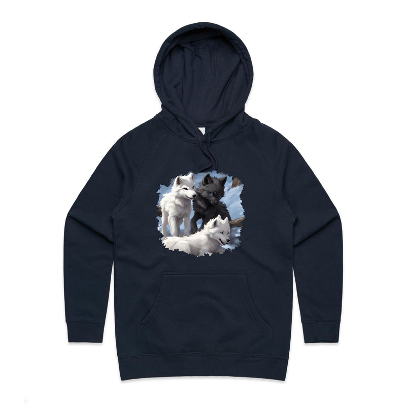 Three Wolves AS Colour Women's Supply Hood Ogo Merch