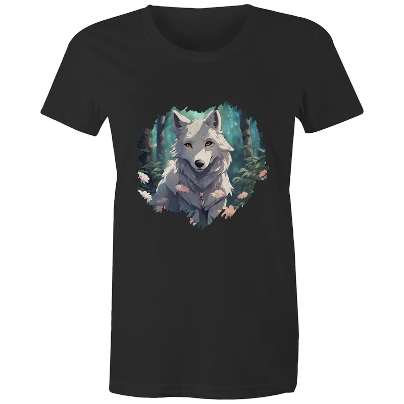 Wolf AS Colour Women's Maple Organic Tee Ogo Merch