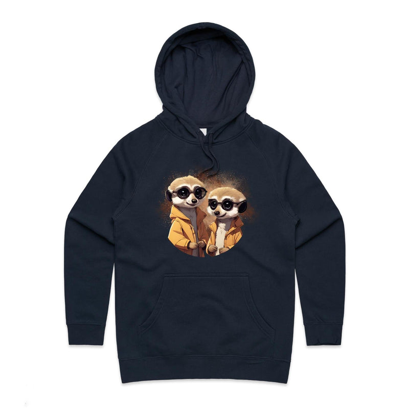 Meerkats in Jackets AS Colour - Women's Supply Hood Ogo Merch
