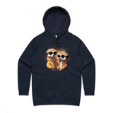 Meerkats in Jackets AS Colour - Women's Supply Hood