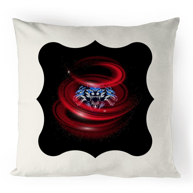 Cerberus Swirl 100% Linen Cushion Cover Ogo Merch