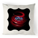 Cerberus Swirl 100% Linen Cushion Cover