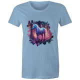 Pretty Unicorn AS Colour Women's Maple Tee