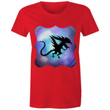 Glowing Dragon Women's Maple Tee