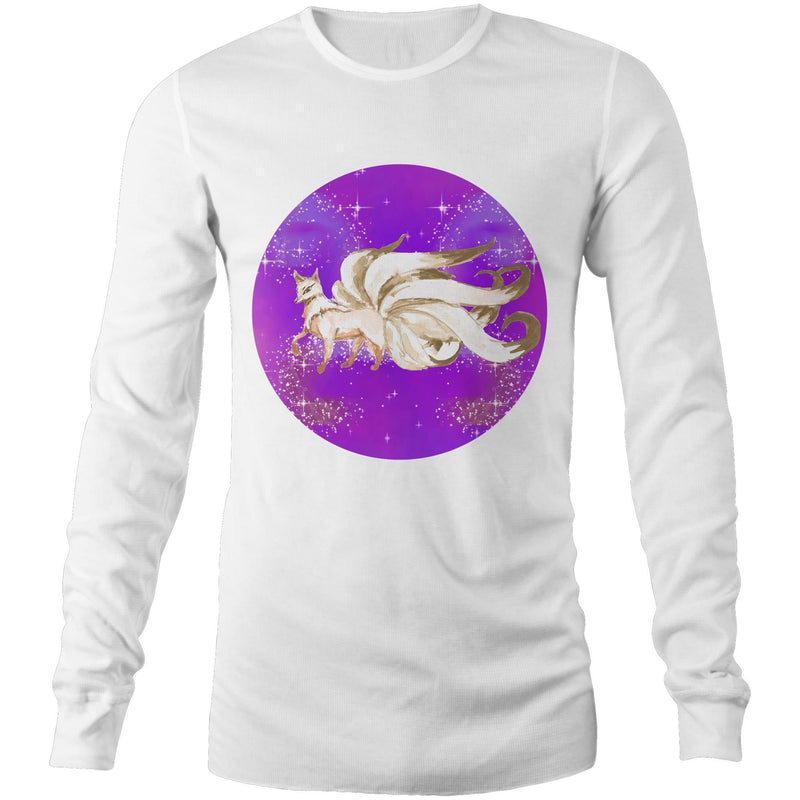 Shining Nine Tailed Fox Mens Long Sleeve TShirt Ogo Merch