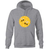 Bees AS Colour Stencil - Pocket Hoodie Sweatshirt