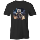 Wolf with Lightsaber AS Colour Organic Tee