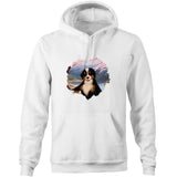 Dog AS Colour Stencil Pocket Hoodie Sweatshirt