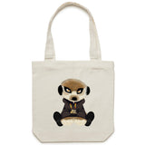 Meerkat in Hoodie AS Colour - Carrie - Canvas Tote Bag