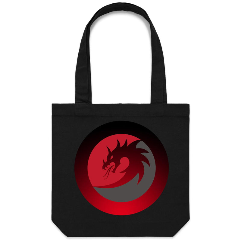 Dragon Shadow AS Colour Carrie Canvas Tote Bag Ogo Merch
