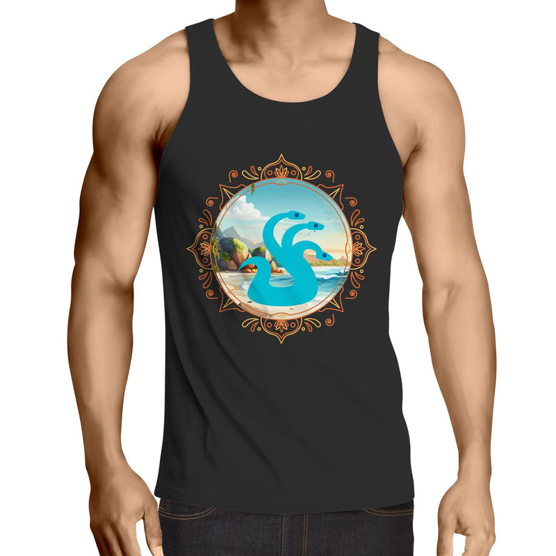 Beach Hydra AS Colour Lowdown Mens Singlet Top Ogo Merch