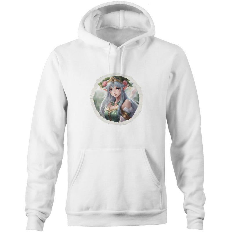 Framed Elf AS Colour Stencil - Pocket Hoodie Sweatshirt Ogo Merch