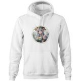 Framed Elf AS Colour Stencil - Pocket Hoodie Sweatshirt