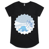 Snow Hydra AS Colour Mali Womens Scoop Neck TShirt