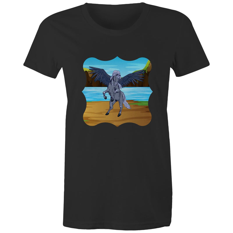 Beach Pegasus AS Colour - Women's Maple Tee Ogo Merch