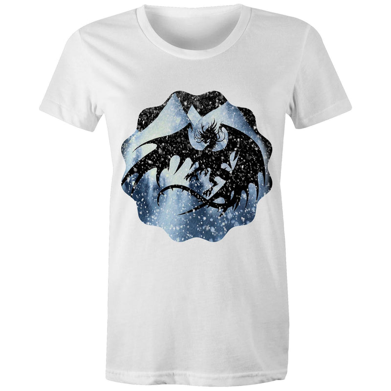 Dragon Silhouette AS Colour - Women's Maple Tee Ogo Merch