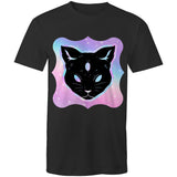 Psychic Cat AS Colour Staple Mens TShirt