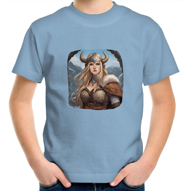 Viking Girl AS Colour Kids Youth T-Shirt Ogo Merch