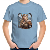 Viking Girl AS Colour Kids Youth T-Shirt