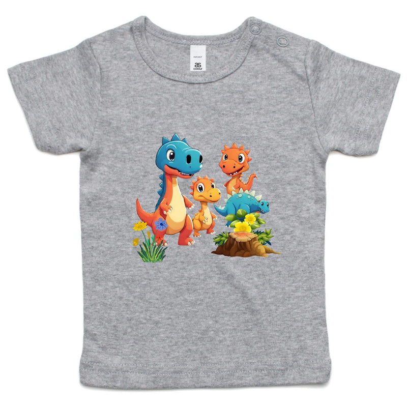 Dinosaur Babies AS Colour - Infant Wee Tee Ogo Merch