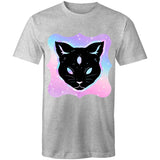 Psychic Cat AS Colour Staple Mens TShirt