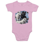 Three Wolves AS Colour Mini Me - Baby Onesie Romper