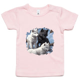 Three Wolves AS Colour Infant Wee Tee