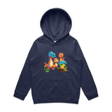 Dinosaur Babies AS Colour - Youth Supply Hood