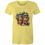 Cool Meerkats AS Colour - Women's Maple Tee