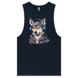 Gaming Wolf AS Colour Barnard Mens Tank Top Tee