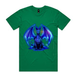 Glowing Blue Dragon AS Colour Staple Tee